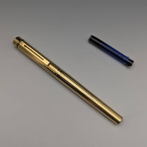 American Vintage Sheaffer Targa Fountain Pen Gold Plated